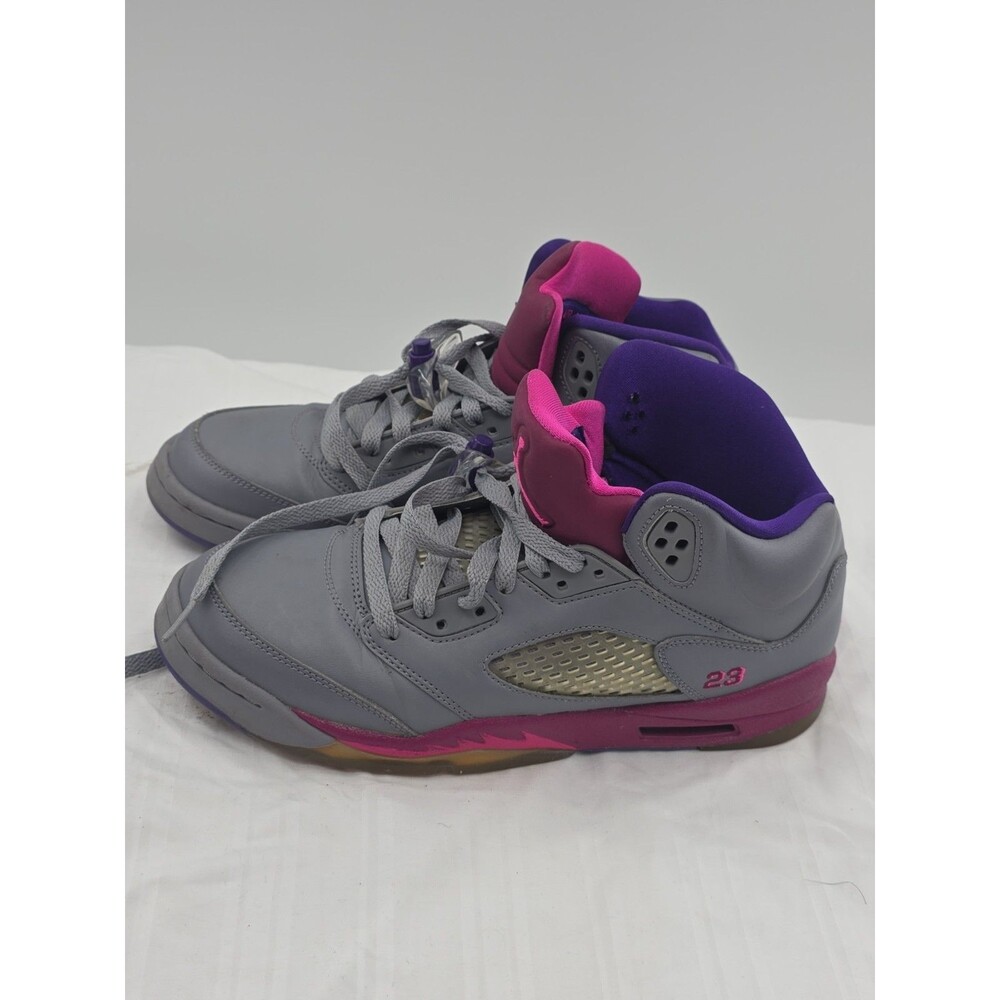 Air Jordan 5 Retro GS Cement Grey Pink Us Size 7